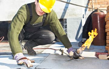 Clock Face flat roof construction